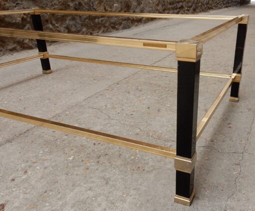 1970 'Coffee Table in Black Lacquered Metal Pierre Vandel 128 X 78 cm - Image 6