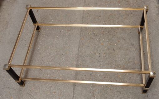 1970 'Coffee Table in Black Lacquered Metal Pierre Vandel 128 X 78 cm - Image 4