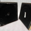 1970 'Pair Of Lamps In Altuglass And Golden Brass - Image 2