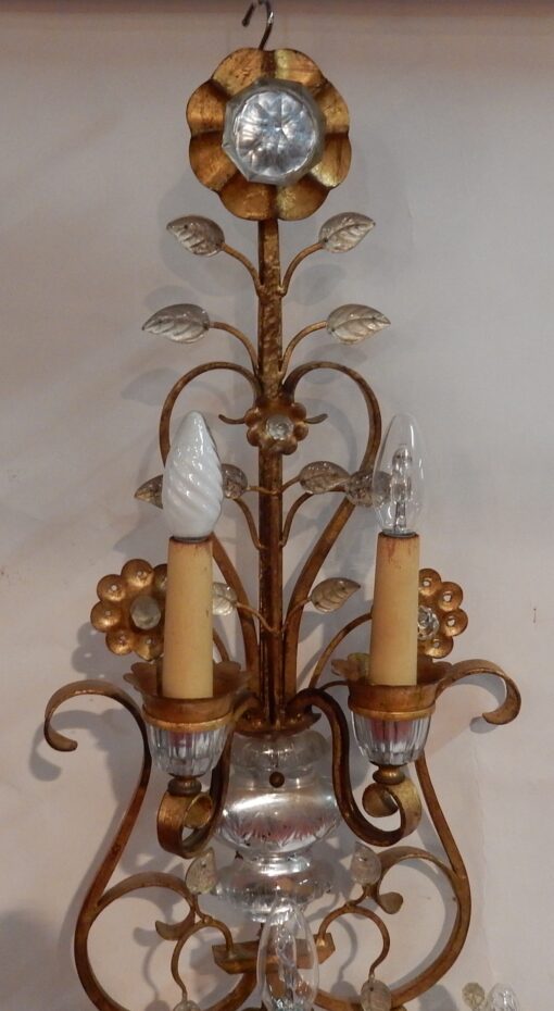 1970' Pair Of Wall Lamp in the Style of Maison Bagués Or Banci H 104 - Image 14