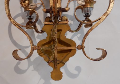 1970' Pair Of Wall Lamp in the Style of Maison Bagués Or Banci H 104 - Image 3