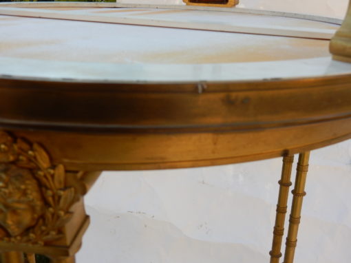 1970 'Paire de Guéridons Français Style Adam Weisweiler Signé JANSEN – Image 33