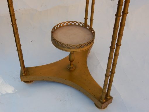 1970 'Paire de Guéridons Français Style Adam Weisweiler Signé JANSEN – Image 31