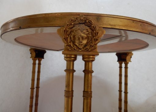 1970 'Paire de Guéridons Français Style Adam Weisweiler Signé JANSEN – Image 11