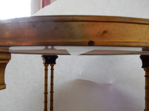 1970 'Paire de Guéridons Français Style Adam Weisweiler Signé JANSEN – Image 6