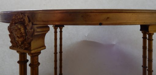 1970 'Paire de Guéridons Français Style Adam Weisweiler Signé JANSEN – Image 5