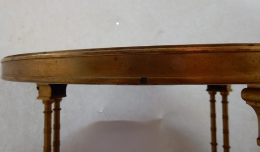 1970 'Paire de Guéridons Français Style Adam Weisweiler Signé JANSEN – Image 3