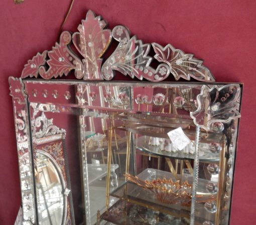 1900' Miroir Venise à Bulles à Fronton 159 X 84 CM – Image 6