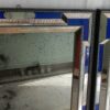 1970/80 Paire De Miroirs Venise Style Louis 14 Avec Ornements En Verre Bleu 112 X 95 cm – Image 4