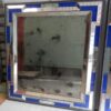 1970/80 Paire De Miroirs Venise Style Louis 14 Avec Ornements En Verre Bleu 112 X 95 cm – Image 15