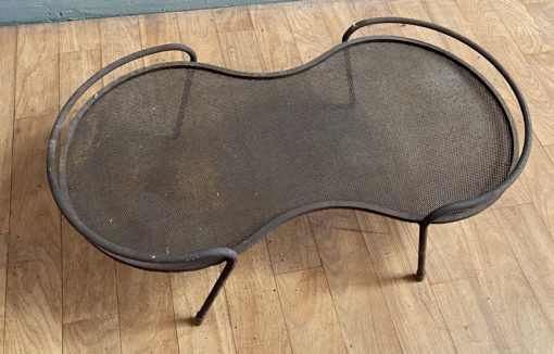1951' Mathieu Matégot Table Petit Déjeuner Fer Perforé – Image 5