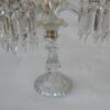 1950 ′ Pair of Candlesticks 3 Branches Beaded Sockets And Signed In Relief BACCARAT - Image 13