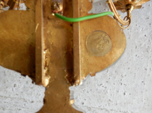 1970 ′ Series of 3 Daisy Sconces Maison Baguès H 48 cm - Image 7