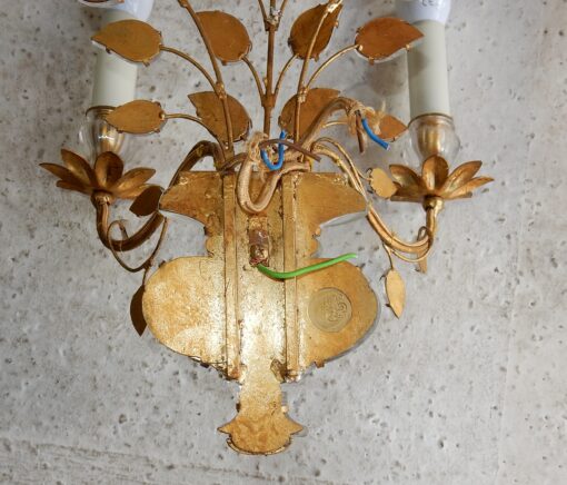 1970 ′ Series of 3 Daisy Sconces Maison Baguès H 48 cm - Image 6