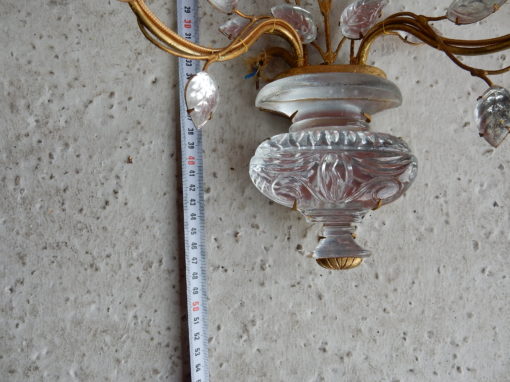 1970 ′ Series of 3 Daisy Sconces Maison Baguès H 48 cm - Image 3