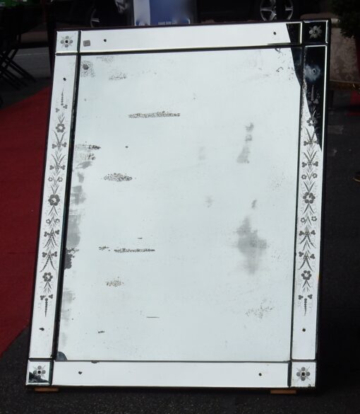 1900 ′ Venice Flower Mirror 133 x 101 cm Square Cabochons - Image 10