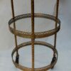 1950/70 'Round Rolling Trolley In Gilted Bronze with 3 Trays - Image 9