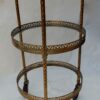 1950/70 'Round Rolling Trolley In Gilted Bronze with 3 Trays - Image 8