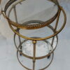 1950/70 'Round Rolling Trolley In Gilted Bronze with 3 Trays - Image 5
