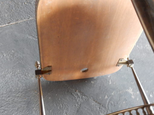 1970 ′ Rolling Bar in Bronze and Gilt Brass Maison Jansen 3 Wheels - Image 16