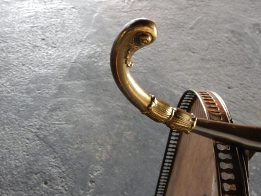 1970 ′ Rolling Bar in Bronze and Gilt Brass Maison Jansen 3 Wheels - Image 14
