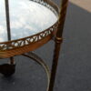 1950/70 'Round Rolling Trolley In Gilted Bronze with 3 Trays - Image 14