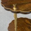 1950/70′ Guéridon Maison Baguès Décor Palmier en Bronze Doré Avec Plateaux Laque de Chine Diamètre 34,5 H 58 CM – Image 6