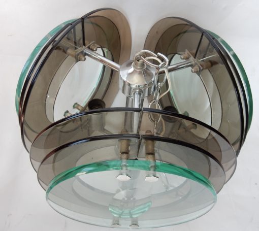 1970 'Chandelier Fontana Arte H 27 Diameter 40 CM - Image 3