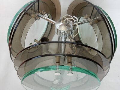 1970 'Chandelier Fontana Arte H 27 Diameter 40 CM
