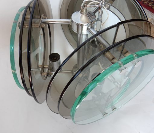 1970 'Chandelier Fontana Arte H 27 Diameter 40 CM - Image 5