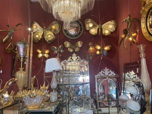 1970 'Coffee Table Butterfly Illuminating DLG  Duval Brasseur or Isabelle Faure For Honoré de Paris 125 X 80 - Image 15
