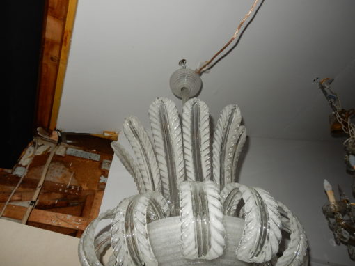 1950/70 Chandelier  Water Jet  Barovier & Toso di Murano H 91 D 60 - Image 11