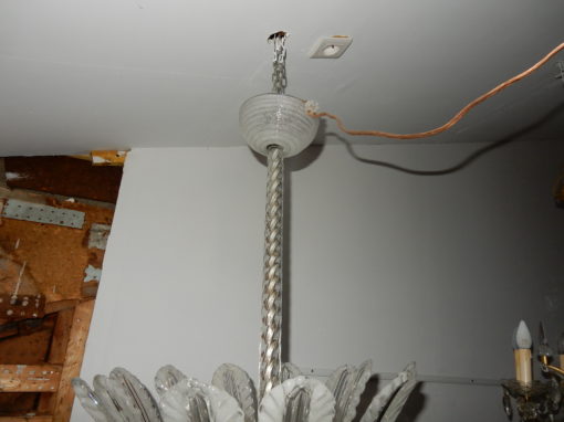 1950/70 Chandelier  Water Jet  Barovier & Toso di Murano H 91 D 60 - Image 5