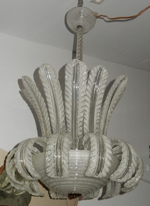 1950/70 Chandelier  Water Jet  Barovier & Toso di Murano H 91 D 60 - Image 4