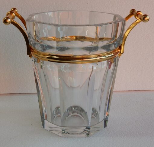 1970' Seau A Champagne Baccarat Modèle "Harcourt" Signé – Image 3