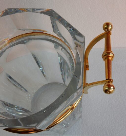 1970' Seau A Champagne Baccarat Modèle "Harcourt" Signé – Image 5