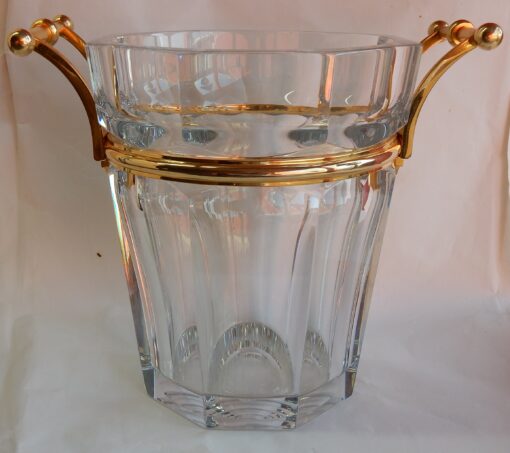 1970' Seau A Champagne Baccarat Modèle "Harcourt" Signé – Image 14