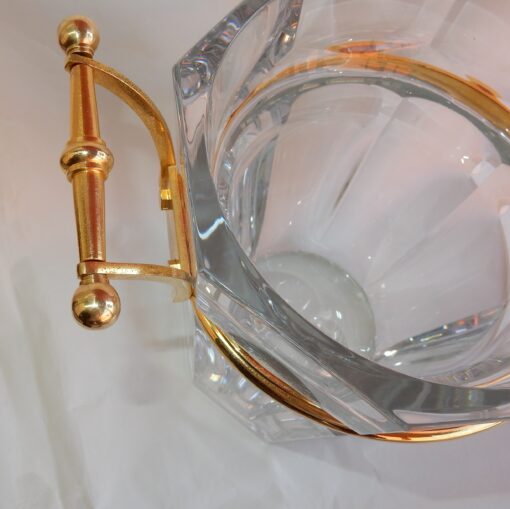 1970' Seau A Champagne Baccarat Modèle "Harcourt" Signé – Image 12