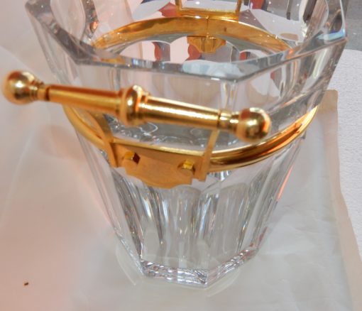 1970' Seau A Champagne Baccarat Modèle "Harcourt" Signé – Image 11