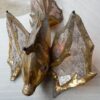1970′Table Basse Poisson Éclairante En Laiton Avec Mika Violet Style Duval Brasseur, Faure, Fernandez – Image 15
