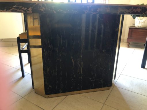 1970 'Jean Claude Mahey For Paco Rabanne Table Dining Room 220 X 112 cm Portor Marble - Image 4