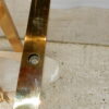 1970 ′ Gilt Bronze Console, Lucite And Travertine With Horns Of Plenty By Claude Dalle For Romeo 140 X 53 X H 85 cm - Image 6