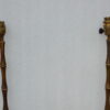 1970 'Pair Of Gilt And Patinated Bronze Floor Lamps Maison Baguès Model Bamboo H 142 cm - Image 7