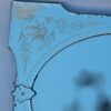 1950/70 ′ Venetian Cartridge Mirror, Beveled Oval 76 x 60 cm - Image 6
