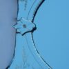 1950/70 ′ Venetian Cartridge Mirror, Beveled Oval 76 x 60 cm - Image 5