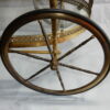 1970 ′ Rolling Bar in Bronze and Gilt Brass Maison Baguès Oval Trays - Image 8