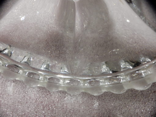 1950/70 Pair of Baccarat Crystal Candlesticks Signed With Tealight Holders - Image 4
