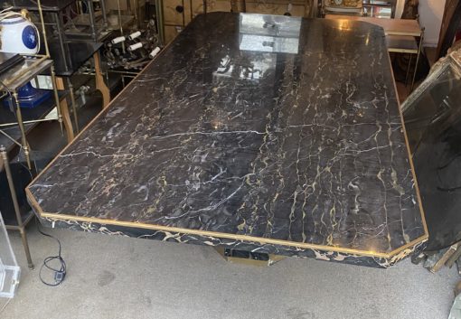 1970 'Jean Claude Mahey For Paco Rabanne Table Dining Room 220 X 112 cm Portor Marble - Image 14