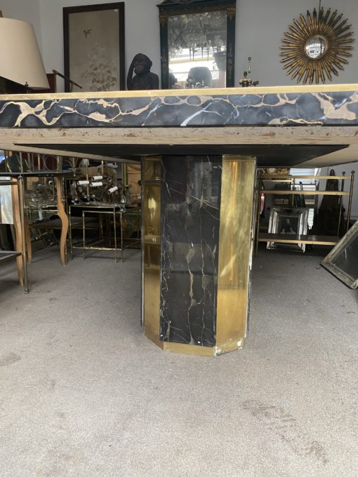 1970 'Jean Claude Mahey For Paco Rabanne Table Dining Room 220 X 112 cm Portor Marble - Image 10