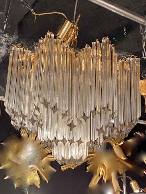 1970 'Venini 88 Murano Crystal Chandelier To 8 Satellites - Image 11